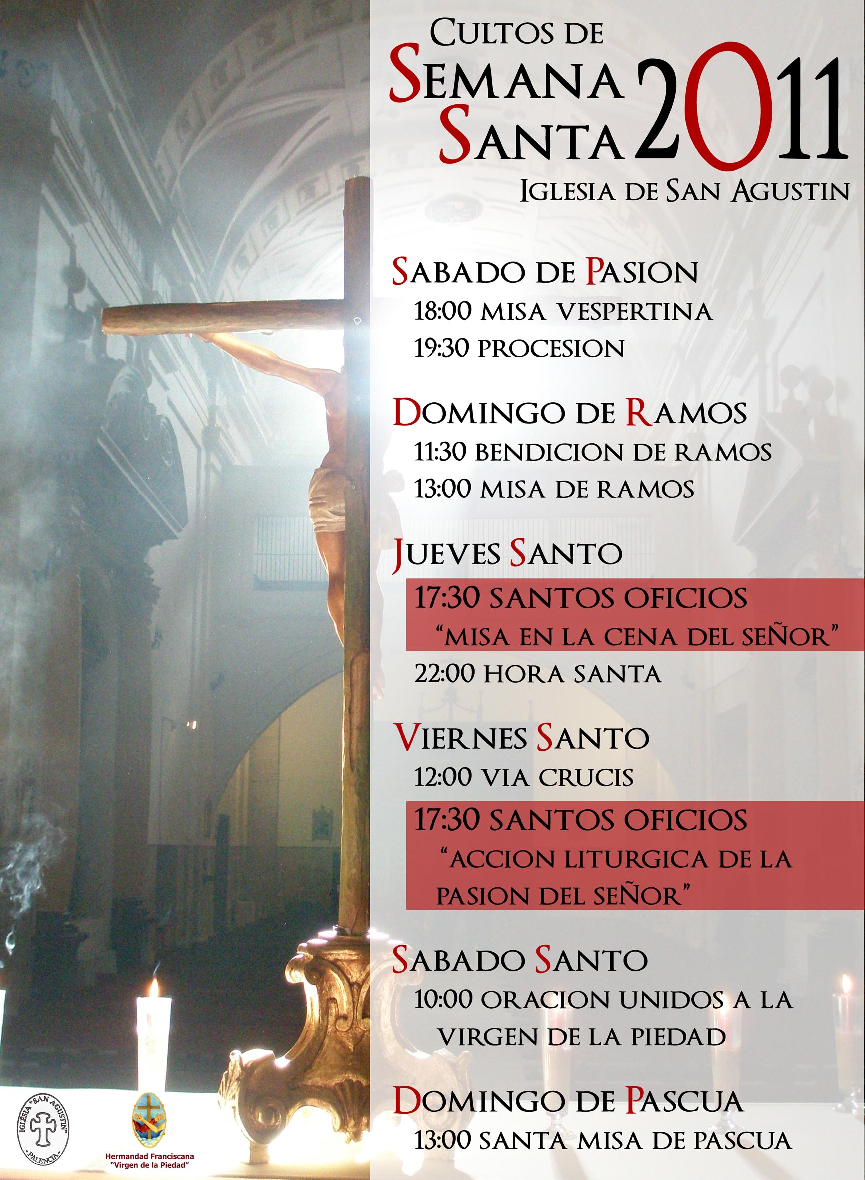 Portada de 2011 Cultos Semana Santa